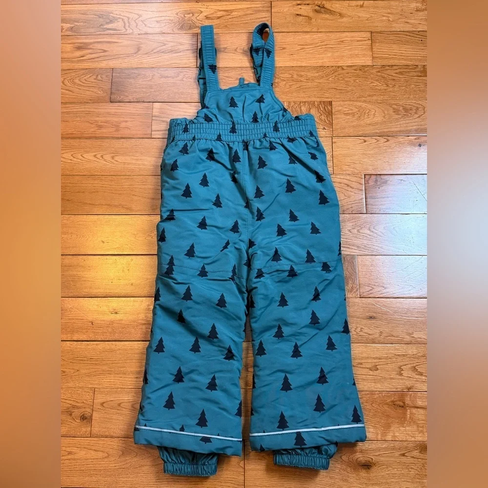 Hanna Anderson Blue/Green Tree Snowpants NWOT